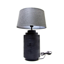 Lampa nocna Lampka stołowa drewniana 56cm